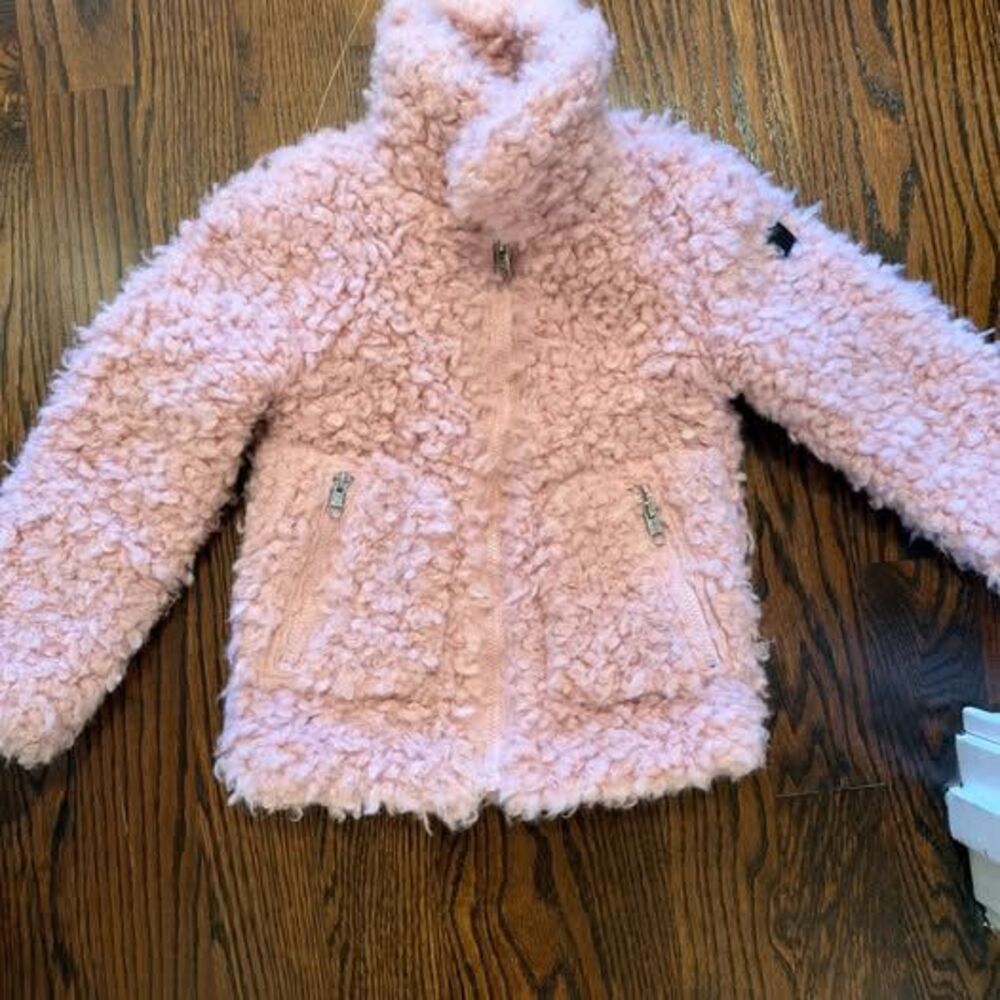 Steve Madden Pink Sherpa Jacket - size girls 5/6
